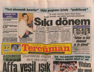 Tercüman Gazetesi 27 Ağustos 1988 - Hülya Koçyiğitin Kolu Kırıldı GZ83970 - 1
