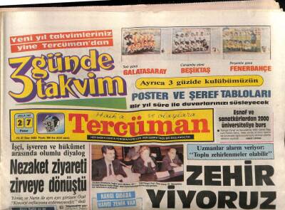 Tercüman Gazetesi 27 Aralık 1987 - İranda Yuttukları Eroinleri İstanbulda Çıkartıyorlar GZ83220 - 1