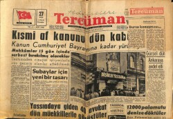 Tercüman Gazetesi 27 Ekim 1960 - 12000 Palamutu Denize Döktüler GZ67219 - 1