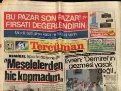 Tercüman Gazetesi 27 Ekim 1985 - Özal ,Balfe İçin Sahtekar Dedi GZ67303 - 2