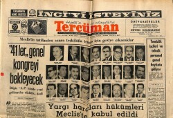 Tercüman Gazetesi 27 Haziran 1970 - Yargı Harçları Hükümleri Mecliste Kabul Edildi GZ70712 - 2