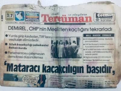 Tercüman Gazetesi 27 Haziran 1979 - Mataracı Kaçakçılığın Başıdır GZ42618 - 1