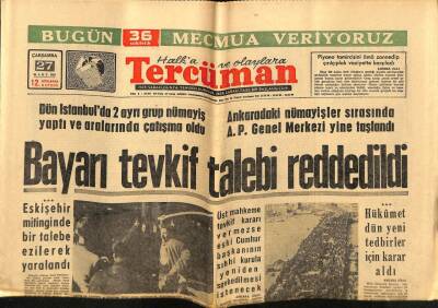 Tercüman Gazetesi 27 Mart 1963 - Elizabeth Taylor Saadet Güneşinin Gölgelendiğini Nihayet Anlıyor GZ70621 - 1