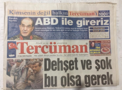 Tercüman Gazetesi 27 Mart 2003 - Dehşet Ve Şok Bu Olsa Gerek,2.Bush Savaşında 7.Gün - GZ17304 - 2