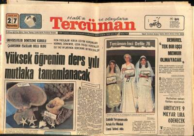Tercüman Gazetesi 27 Mayıs 1976 - Hayri Terzioğlu Çelik Palasta Ölü Bulundu GZ93021 - 1