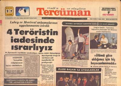 Tercüman Gazetesi 27 Mayıs 1981 - Yelize Son Günlerde Birşeyler Oldu... - Avrupanın En Büyük Kupası Sahibini Buluyor GZ126768 - 1