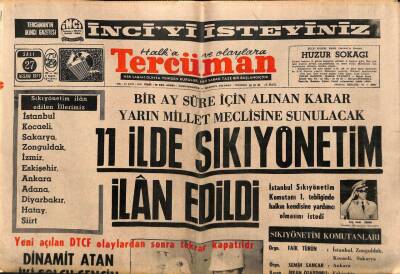 Tercüman Gazetesi 27 Nisan 1971 - 3000 Dokuma Tezgahında İşler 3 Gün İçin Durduruldu GZ88935 - 1