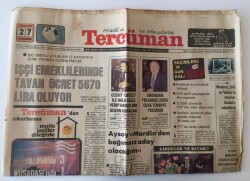 Tercüman Gazetesi 27 Nisan 1977 -Menderes, Zorlu, Polatkanın Mezarları İmralıdan İstanbula Nakledilecek GZ10798 - 1