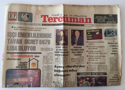 Tercüman Gazetesi 27 Nisan 1977 -Menderes, Zorlu, Polatkanın Mezarları İmralıdan İstanbula Nakledilecek GZ10798 - 1