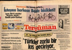 Tercüman Gazetesi 27 Ocak 1979 - Behiye Aksoy Cephesinde Aşk Trafiği Karışık İş Trafiği Düzenli... GZ69061 - 1