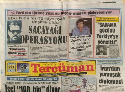 Tercüman Gazetesi 27 Ocak 1987 - Hakemler Penaltıyı Unuttular GZ54257 - 1