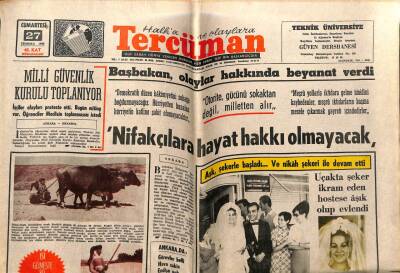 Tercüman Gazetesi 27 Temmuz 1968 - 2 Kızla Nişanlanan Sahte Doktor Hastaneyi Soydu GZ54126 - 1