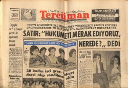 Tercüman Gazetesi 28 Ağustos 1965 - Sultanahmet Cezaevinde İsyan Çıktı GZ70847 - 2