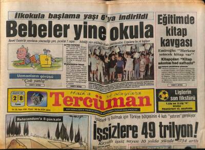 Tercüman Gazetesi 28 Ağustos 1987 - Ve Kocatepe Camii Açılıyor GZ65192 - 1