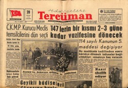Tercüman Gazetesi 28 Aralık 1960 - Atatürkün Ankaraya Gelişinin 41. Yıldönümü GZ67513 - 2