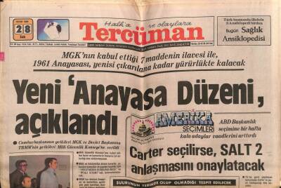 Tercüman Gazetesi 28 Ekim 1980 - Bülent Ersoyun Tahliye Talebi Yine Reddedildi GZ55104 - 1