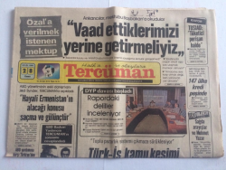 Tercüman Gazetesi 28 Eylül 1984 - Vaad Ettiklerimizi Yerine Getirmeliyiz - GZ15146 - 2