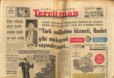 Tercüman Gazetesi 28 Haziran 1966 - İstanbul Radyosunda Müdürler Değişiyor - Türk Süngüsü 603 Yaşında GZ123587 - 1