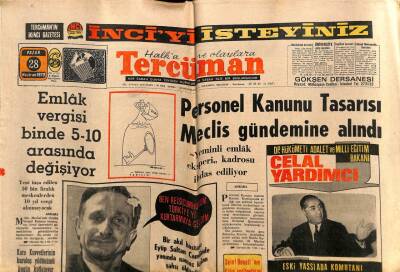 Tercüman Gazetesi 28 Haziran 1970 - Personel Kanunu Tasarısı Meclis Gündemine Alındı GZ70696 - 2