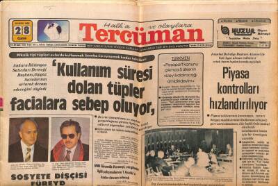 Tercüman Gazetesi 28 Kasım 1980 - Doğum Günü Hediyesi GZ55155 - 1