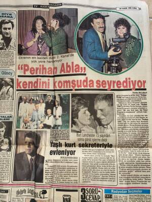Tercüman Gazetesi 28 Kasım 1986 - Perihan Abla Kendini Komşuda Seyrediyor GZ70377 - 2