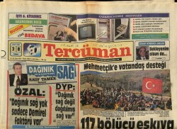 Tercüman Gazetesi 28 Mart 1986 - Yahya Demirelin Mahkumiyet Kararı Bozuldu GZ70675 - 1