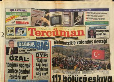 Tercüman Gazetesi 28 Mart 1986 - Yahya Demirelin Mahkumiyet Kararı Bozuldu GZ70675 - 1