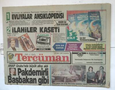 Tercüman Gazetesi 28 Mart 1990 - Araba Saltanatı GZ7823 - 1