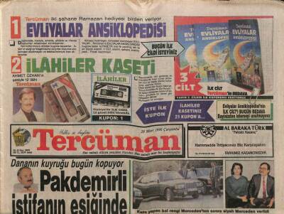 Tercüman Gazetesi 28 Mart 1990 - Son Padişah Vahdettin İle Son Halife Abdülmecitin Torunu Prenses Neslişah Avrupada Sıkıntı İçinde Yaşadık GZ83266 - 1