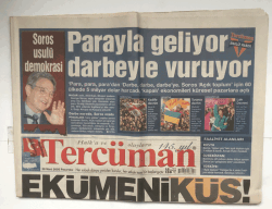 Tercüman Gazetesi 28 Mart 2005 - Soros Usulü Demokrasi GZ5808 - 1
