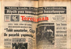 Tercüman Gazetesi 28 Mayıs 1966 - Havada 5 Uçak Çarpıştı , Ölü Yok GZ68625 - 2