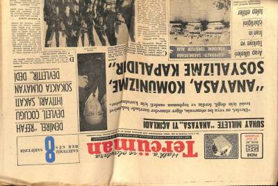 Tercüman Gazetesi 28 Mayıs 1967 - Sunay Anayasa Komünizme Sosyalizme Kapalıdır GZ54446 - 1