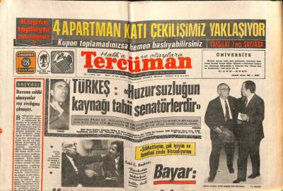 Tercüman Gazetesi 28 Mayıs 1969 - Kayserililer , Erzurum Pastırmasını Çemenleyip Kayseri Malı Diye Satıyormuş GZ82413 - 1