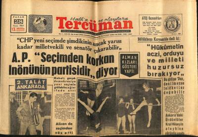 Tercüman Gazetesi 28 Nisan 1963 - Dean Rusk Türk Amerikan Dostluğunu Övdü GZ70627 - 2