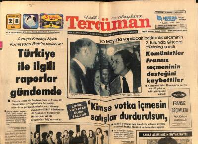 Tercüman Gazetesi 28 Nisan 1981 - Münir Nurettin Selçuk Vefat Etti GZ69903 - 1