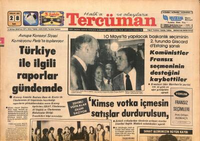 Tercüman Gazetesi 28 Nisan 1981 - Münir Nurettin Selçuk Vefat Etti - Nil Burakı da Kızdırdılar GZ127678 - 1