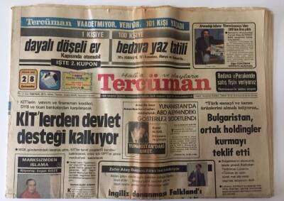 Tercüman Gazetesi 28 Nisan 1982 - Ecevit Hakim Huzuruna Çıkıyor GZ10761 - 2