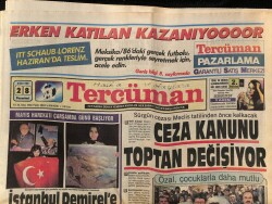 Tercüman Gazetesi 28 Nisan 1986 - Ceza Kanunu Toptan Değişiyor GZ70666 - 2