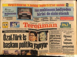 Tercüman Gazetesi 28 Şubat 1984 - Özal Türk - İş Başkanı Politika Yapıyor GZ69925 - 1