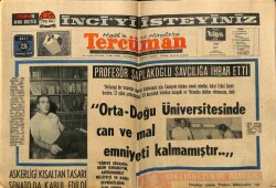 Tercüman Gazetesi 28 Temmuz 1970 - Orta Doğu Üniversitesinde Can Ve Mal Emniyeti Kalmamıştır GZ65427 - 1