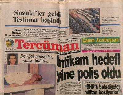 Tercüman Gazetesi 28 Temmuz 1990 - Sibel Can , İzmir Fuarında Ünlü Arabeskçiyle Aynı Sahneyi Paylaşacak GZ81459 - 1