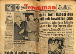 Tercüman Gazetesi 29 Ağustos 1957 - Bolu Emniyet Müdürü Öldürüldü GZ70815 - 2