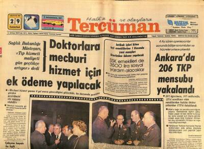 Tercüman Gazetesi 29 Ağustos 1981 - Ankarada 206 TKP Mensubu Yakalandı GZ67292 - 2