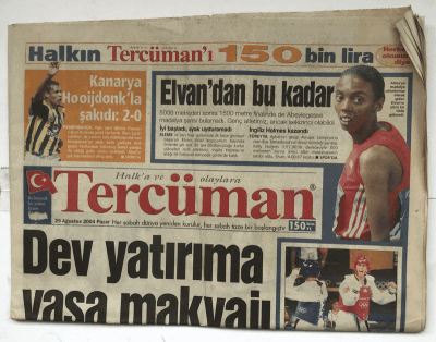 Tercüman Gazetesi 29 Ağustos 2004 - 518 Bin Türkü Ermeniler Kesti GZ5652 - 1