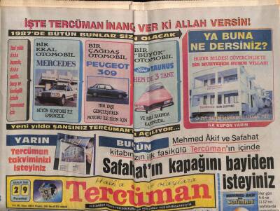Tercüman Gazetesi 29 Aralık 1986 - Romen Kaptan , 6 Türk Tırını Denize Attı GZ74650 - 1