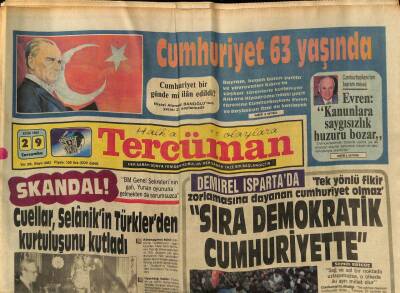 Tercüman Gazetesi 29 Ekim 1986 - Kerkükte Zarar 340 Milyar GZ70383 - 2