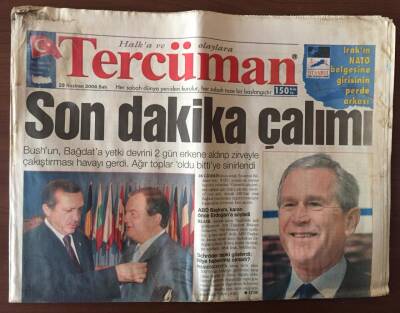 Tercüman Gazetesi 29 Haziran 2004 -Liderler Terledi Ladyler Gezdi GZ10483 - 1