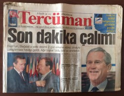 Tercüman Gazetesi 29 Haziran 2004 -Liderler Terledi Ladyler Gezdi GZ10483 - 2