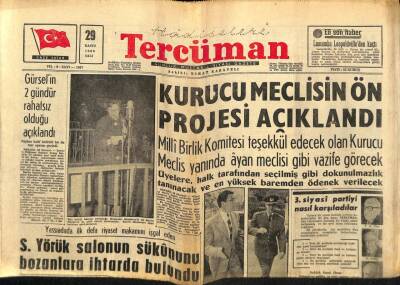 Tercüman Gazetesi 29 Kasım 1960 - İnönü Resim Çektirip Gazetecilerle Konuştu GZ67215 - 1