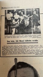 Tercüman Gazetesi 29 Kasım 1966 - Genç Kızlar, Zeki Müreni Kalbinden Vurdular - Hazer Denizi Kıyıları Bir Sükün Beldesi Haline Getirilmiş. GZ123609 - 2